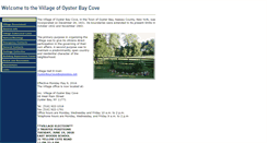 Desktop Screenshot of oysterbaycove.net